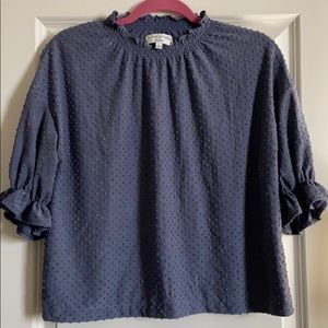 Texture & Thread Clipdot Ruffle Top